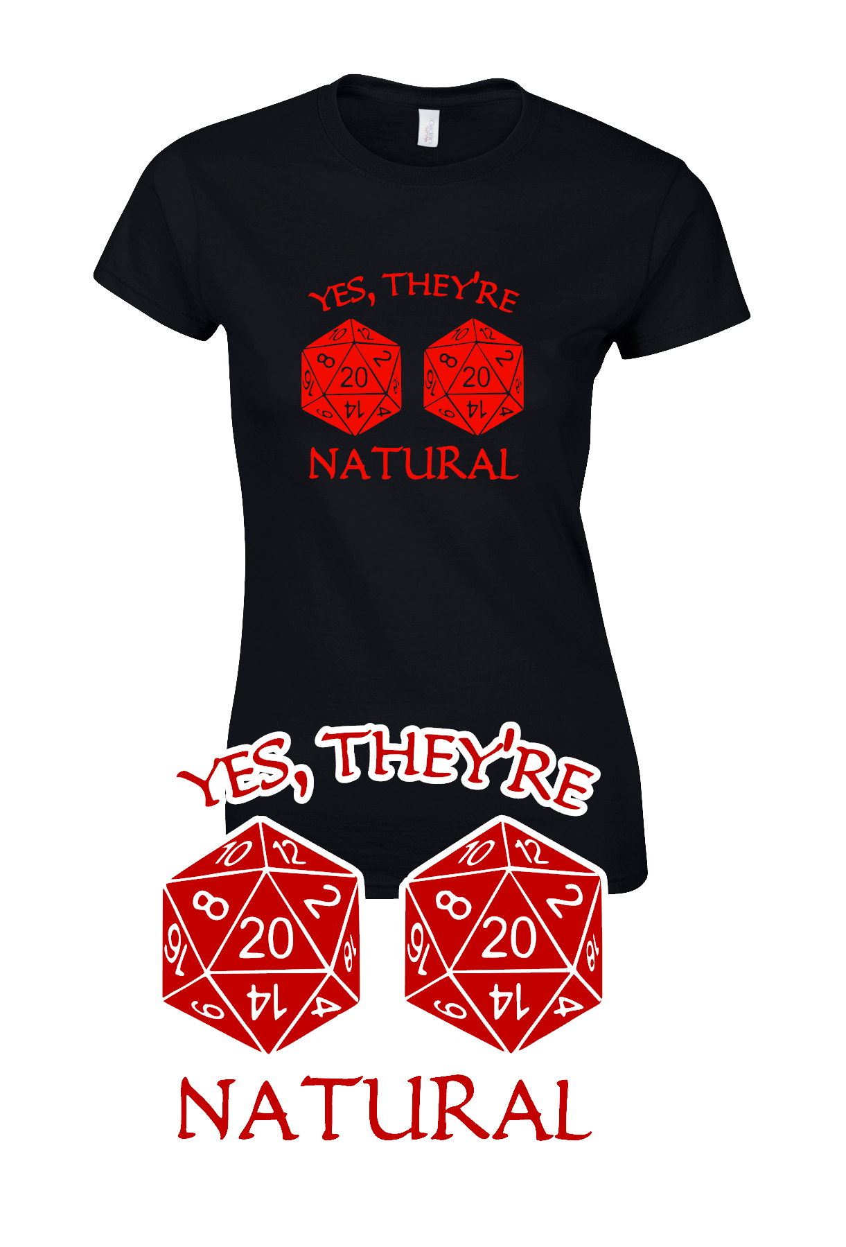 Natural 20 t-shirt