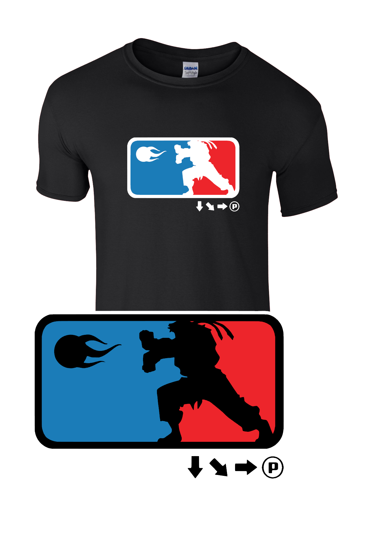 Hadouken t-shirt - Ryu
