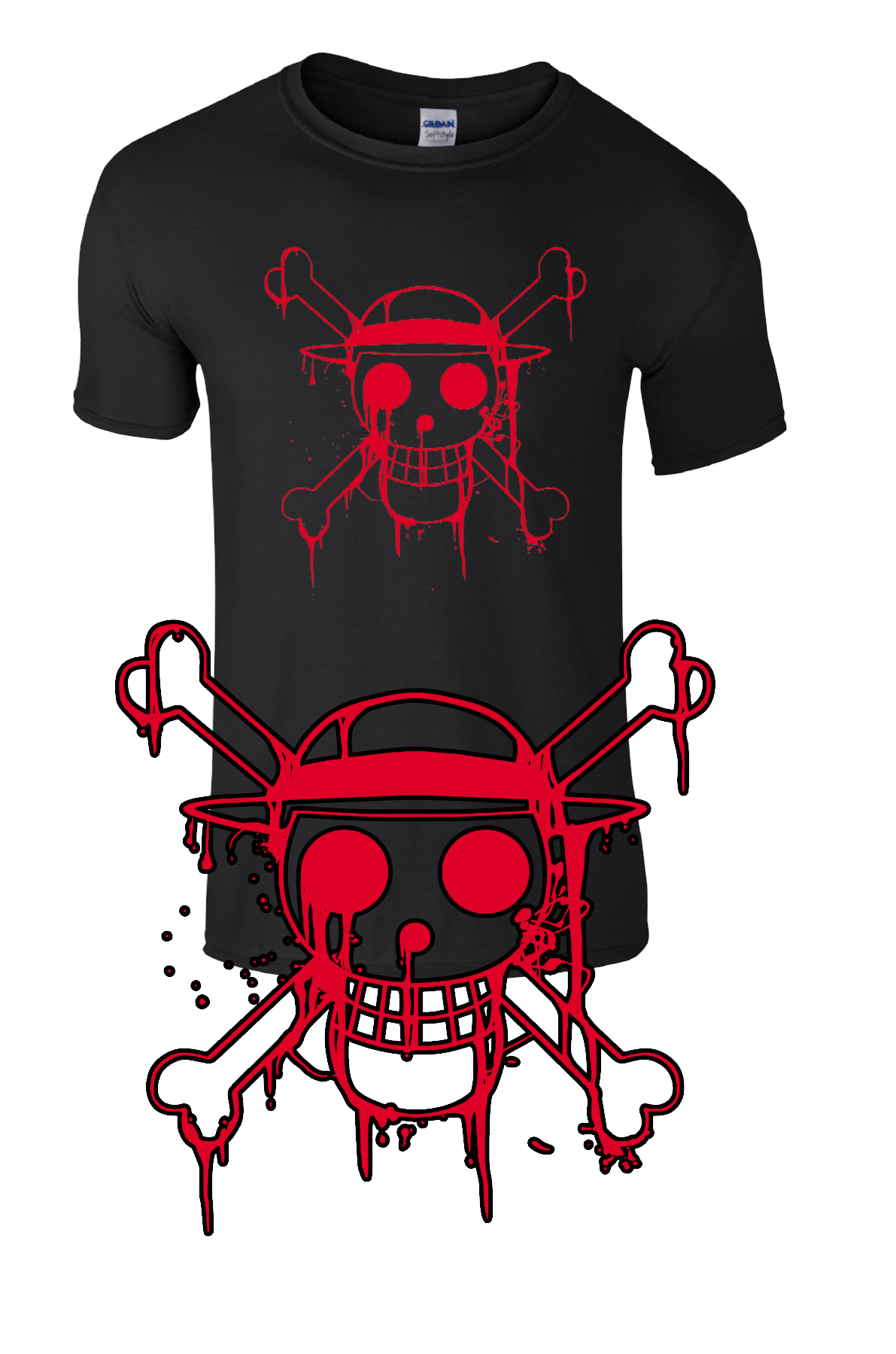 One Piece t-shirt - Luffy logo