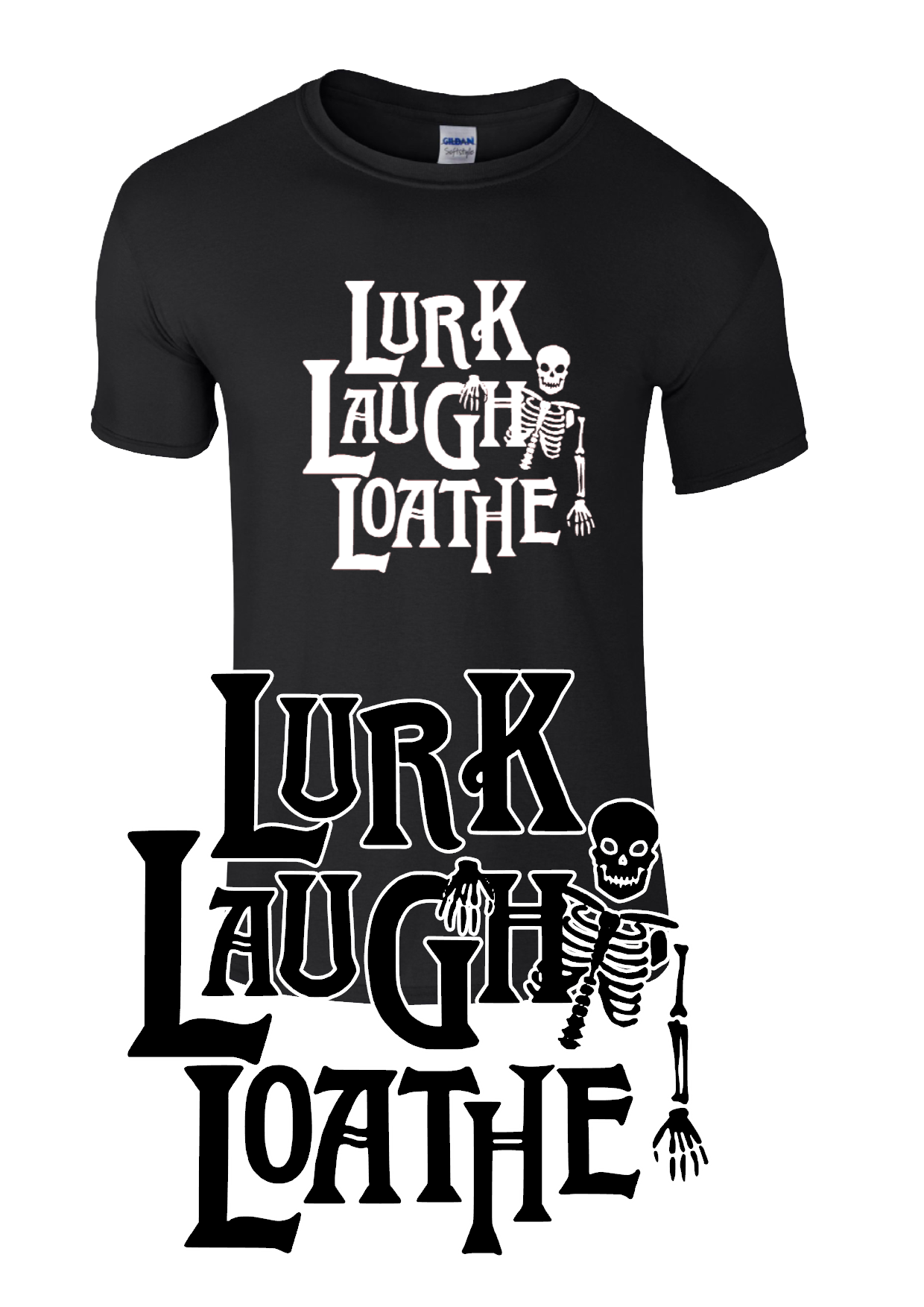 Lurk, Laugh, Loathe t-shirt