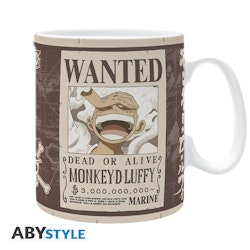 One Piece Mugg - Luffy Wanted