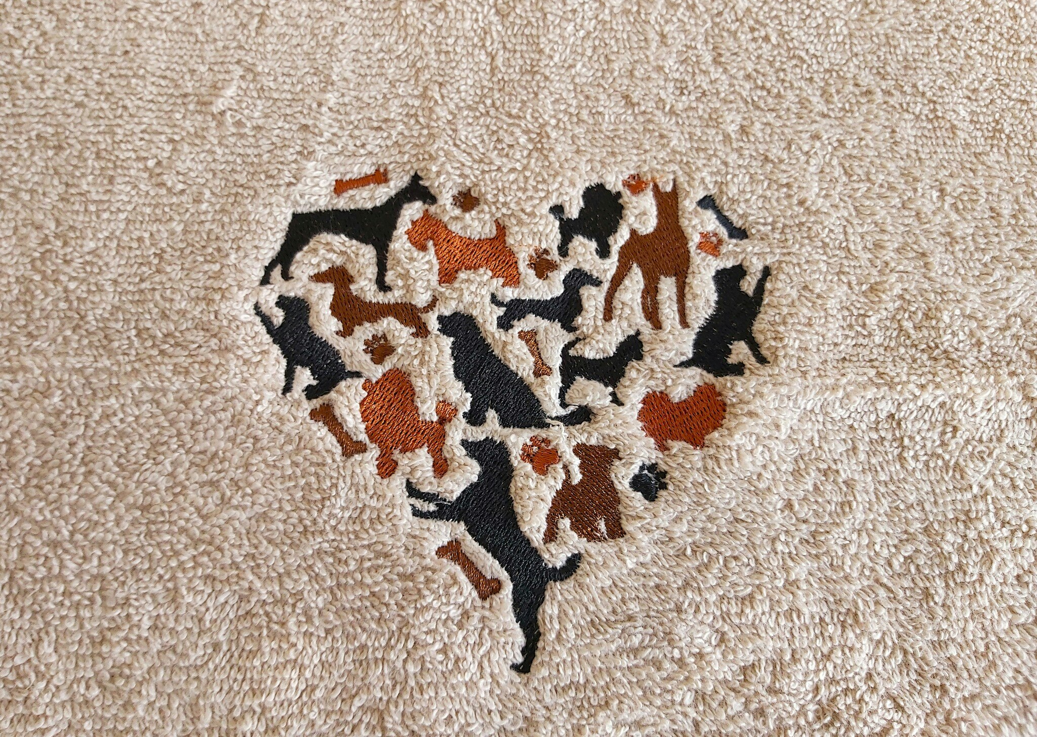 Handduk - Loving Dogs