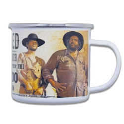 Bud Spencer & Terence Hill emaljmugg - Wanted