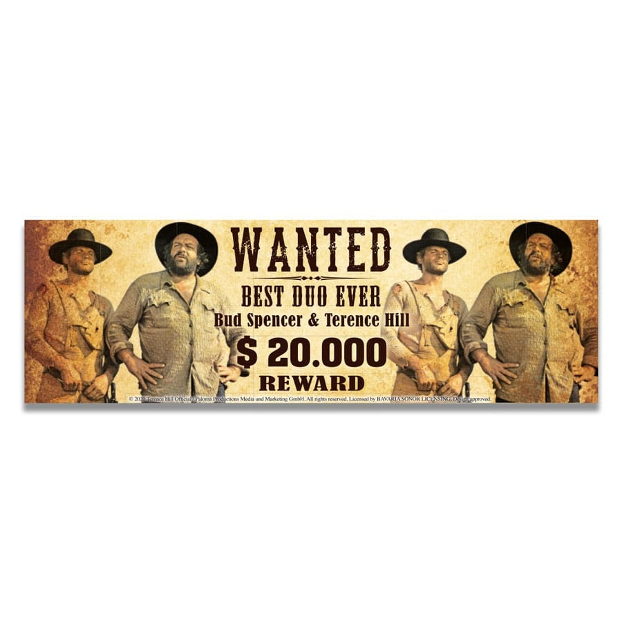 Bud Spencer & Terence Hill emaljmugg - Wanted