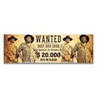 Bud Spencer & Terence Hill emaljmugg - Wanted