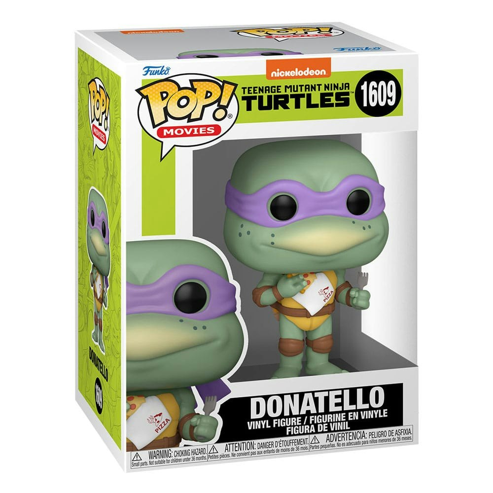 Teenage Mutant Ninja Turtles POP! staty - Donatello w/Napkin 9 cm - 1609