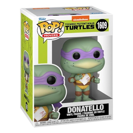 Teenage Mutant Ninja Turtles POP! staty - Donatello w/Napkin 9 cm - 1609