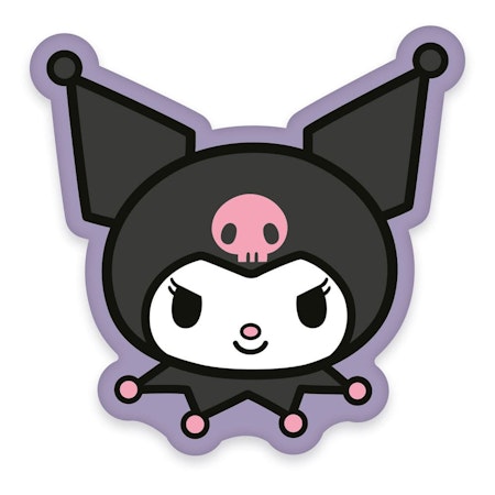 3D kudde - Sanrio Pillow Kuromi Face 36 cm