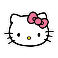 3D kudde - Sanrio Pillow Hello Kitty Face 36 cm