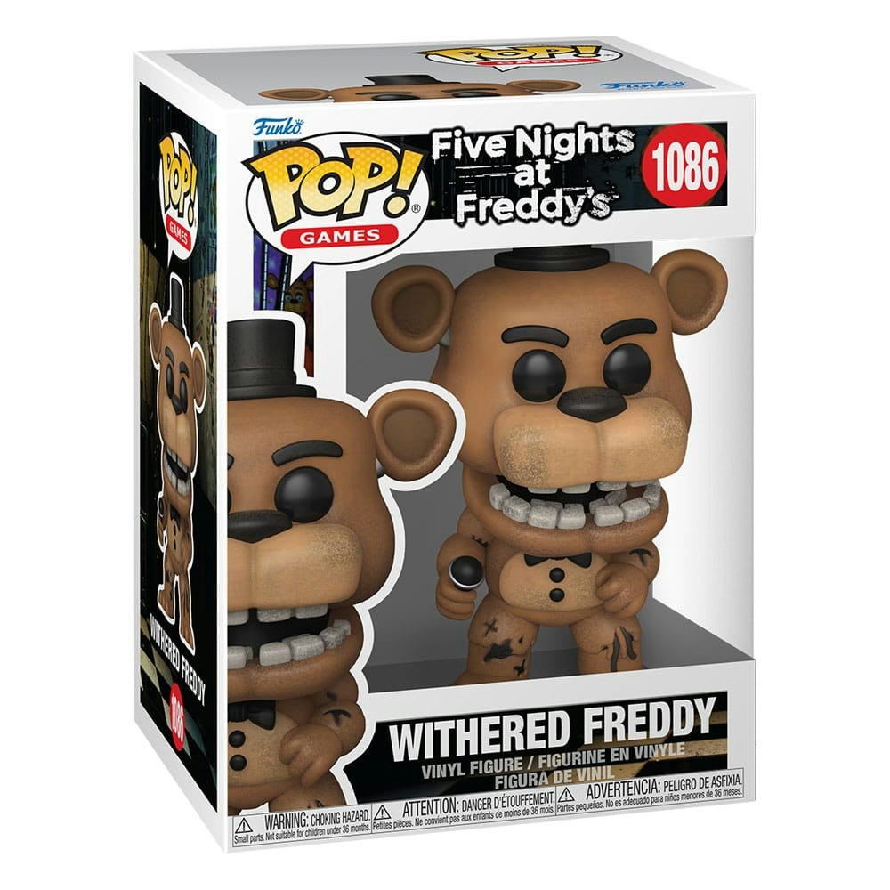 Five Nights at Freddy's POP! staty - Withered Freddy 9 cm - 1086