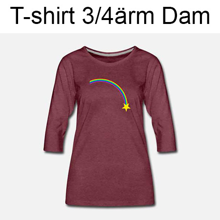 T-shirt 3/4-ärm Dam