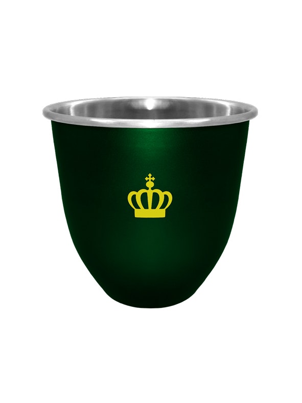 Champagne and wine cooler GREEN, made of aluminum