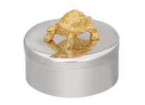 Blechdose, Schildkröte auf dem Deckel, von Munka Tenn