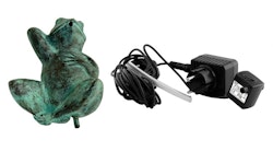 Mr Fredrik fontänpaket med fontängroda i brons, 15 cm , pump och slang