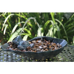 Fountain package; frog in bronze, 06 cm, pump, hose