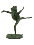 Springbrunnen, laufender Frosch in Bronze, 35 cm, von Mr Fredrik