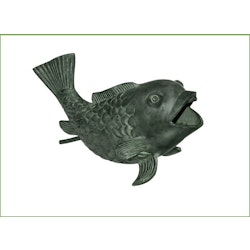 Fish fountain, made of bronze, 27 cm, which we call "The merry fish"