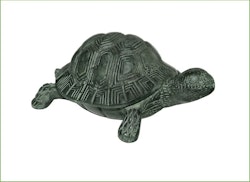 Sköldpadda i brons som fontän, från Mr Fredrik