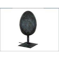 Eier in Bronze, die wie ein Brunnen stehen 25 cm, Mr Fredrik