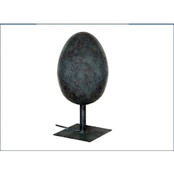 Egg  fountain in bronze, 25 cm