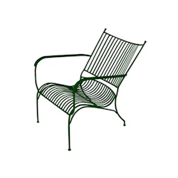 Recliner in forged iron, DARK GREEN from Mr Fredrik