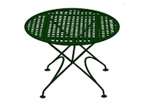 Tisch für Relaxsessel aus Schmiedeeisen, DUNKELGREEN, rund, 60 cm von Mr Fredrik
