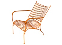 Fauteuil inclinable en fer forgé, ORANGE de Mr Fredrik