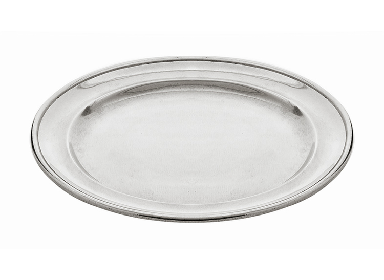 Glimmingehus, charger plate in pewter, from Munka Sweden