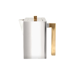Kaffeekanne aus Zinn, die Teil des Kaffee-Tee-Sets von Munka Schweden ist, Design Björn Sahlén