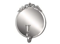 Mirror sconce in pewter