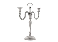 Ekerö, candlestick in pewter with crown, from Munka Sweden
