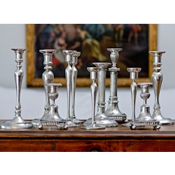 Karlskrona, candlestick in pewter, from Munka Sweden