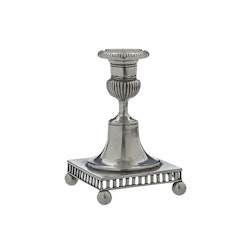 Cavaliers, candlestick in pewter, from Munka Sweden
