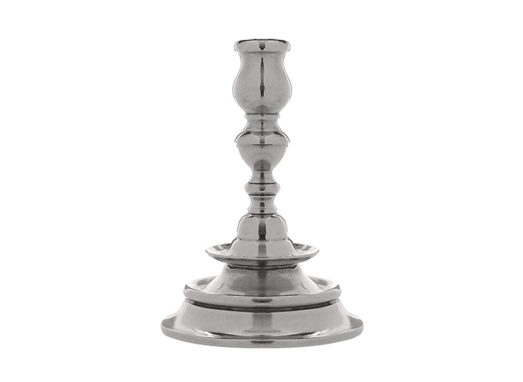 Skokloster, candlestick in pewter, from Munka Sweden