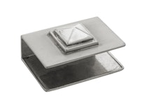 Pyramid, matchbox case in pewter from Munka Sweden