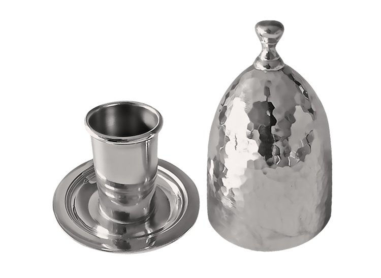 Toothpick holder with lid made in pewter