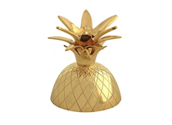 Candlestick pineapple top, brass