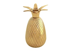 Ljusstake, ananas, 14,4 cm, mässing, från Gusums Messing