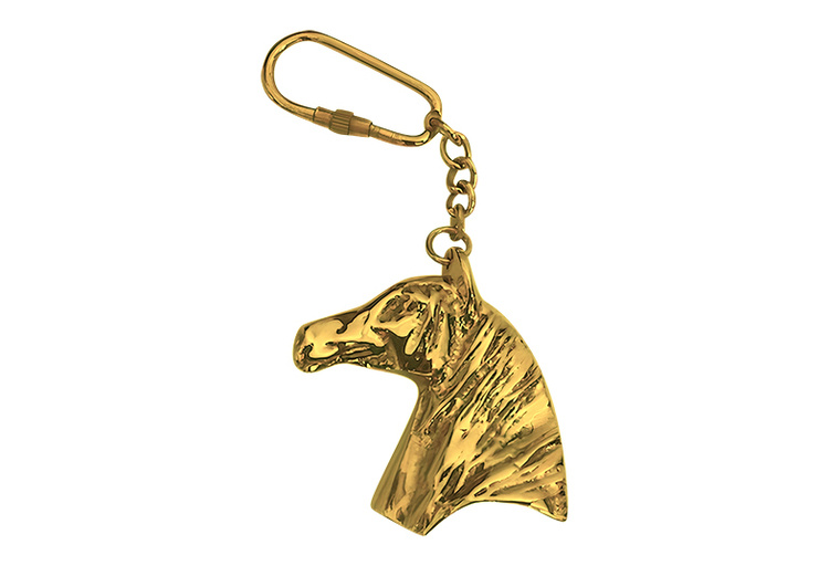 Keychain in the shape of a horse head