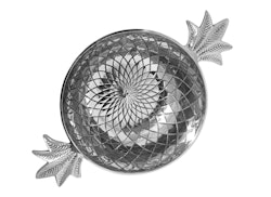 Skål, ananas, större, förnicklad aluminium, Mr Fredrik