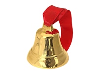 Small Christmas bell from Gusums Messing