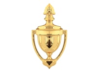 Door knocker in the shape of a classic urn, larger