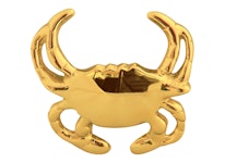 Flaschenöffner / Kapselöffner in Form einer Krabbe aus Messing, von Gusums Messing