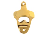 Bottle opener, wall mounted