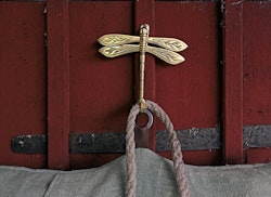 Trollsländekrok, 15 cm, mässing