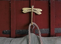 Dragonfly hook, 15 cm, brass