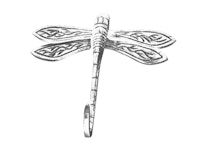 Dragonfly hook, 15 cm, in nickel-plated brass