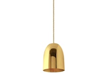 Ceiling lamp in brass