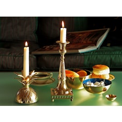 Candlestick pineapple top, brass