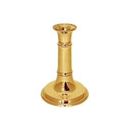 Candlestick, brass, trumpet shaped from Gusums Messing